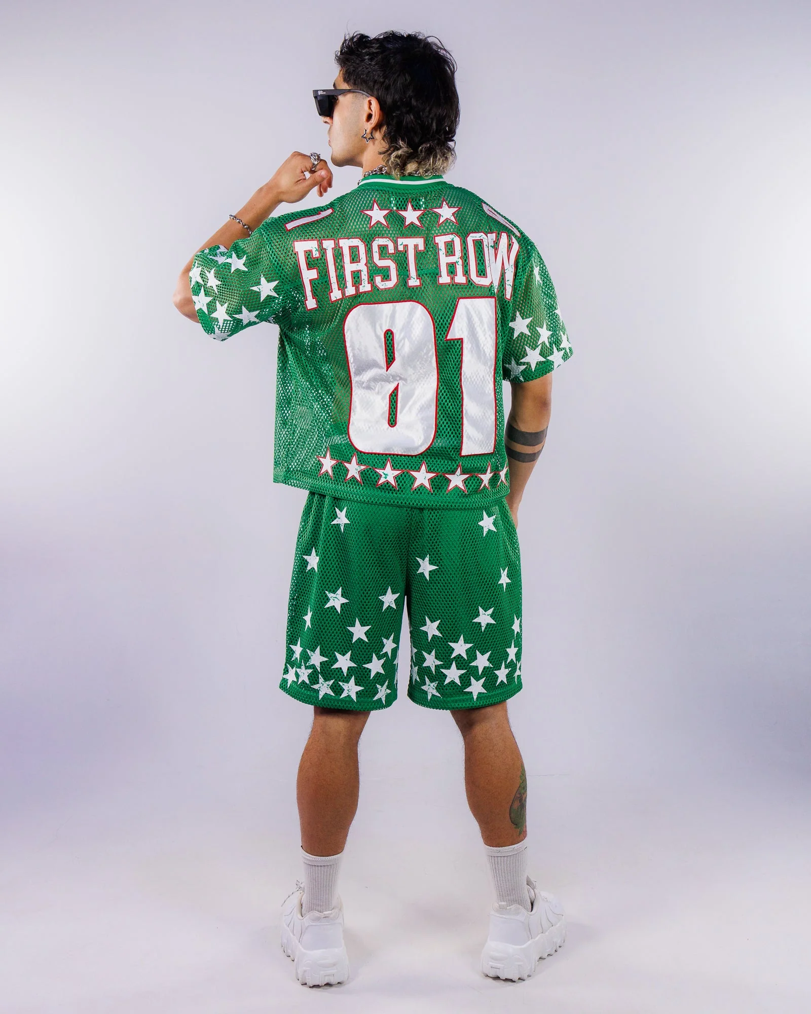Legends Never Die Men's Green Football Jersey - Image 7