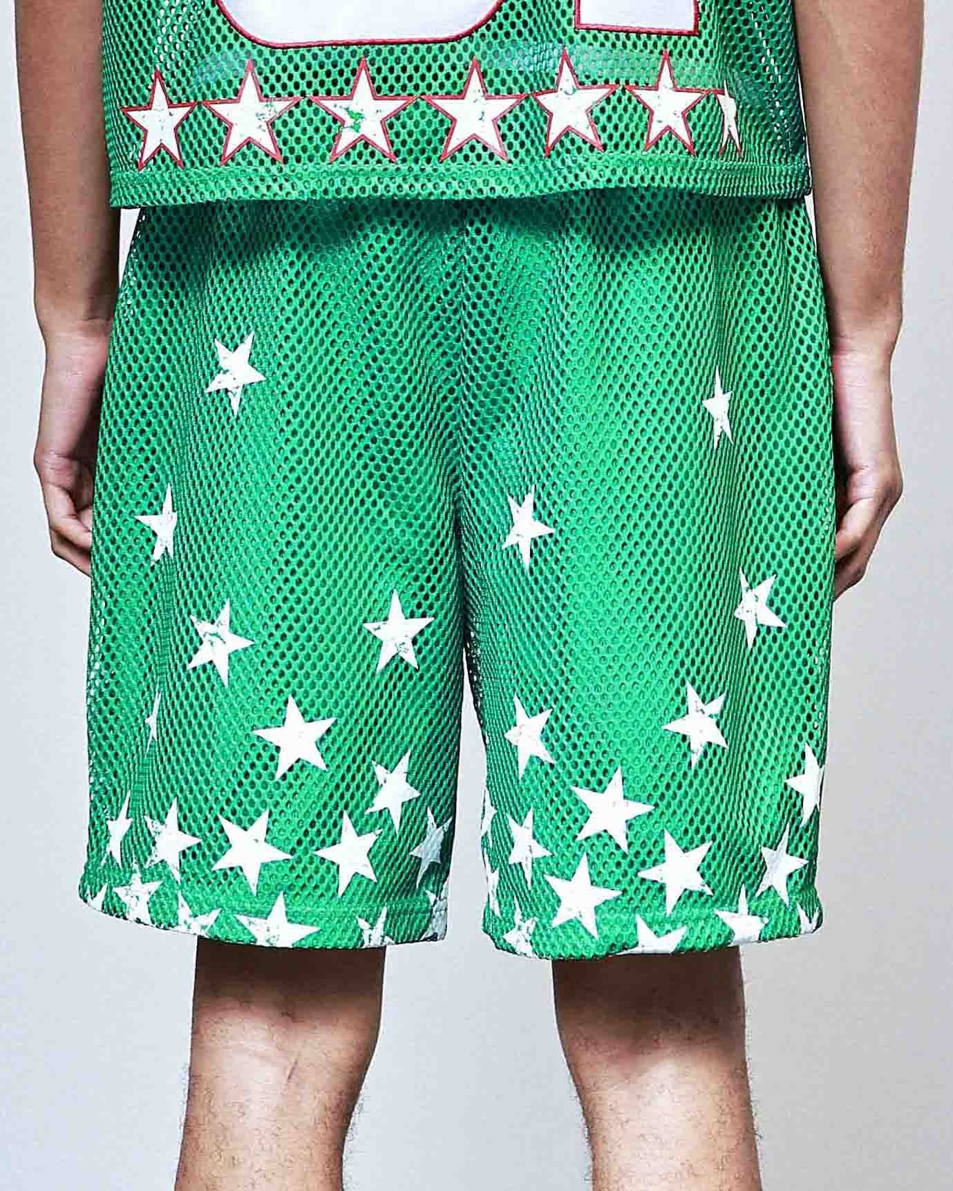 Legends Never Die Men's Green Football Shorts - Image 10