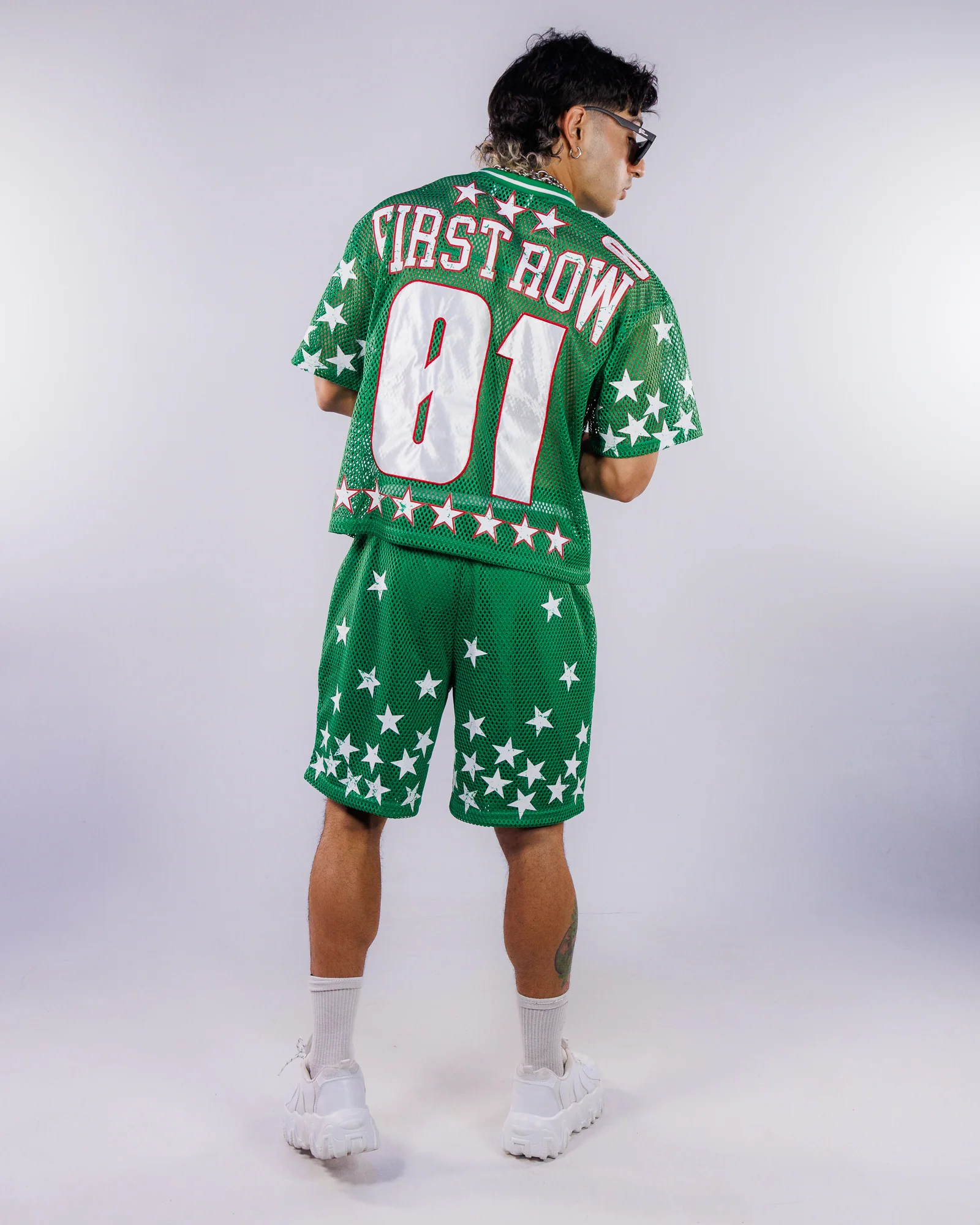 Legends Never Die Men's Green Football Shorts - Image 7