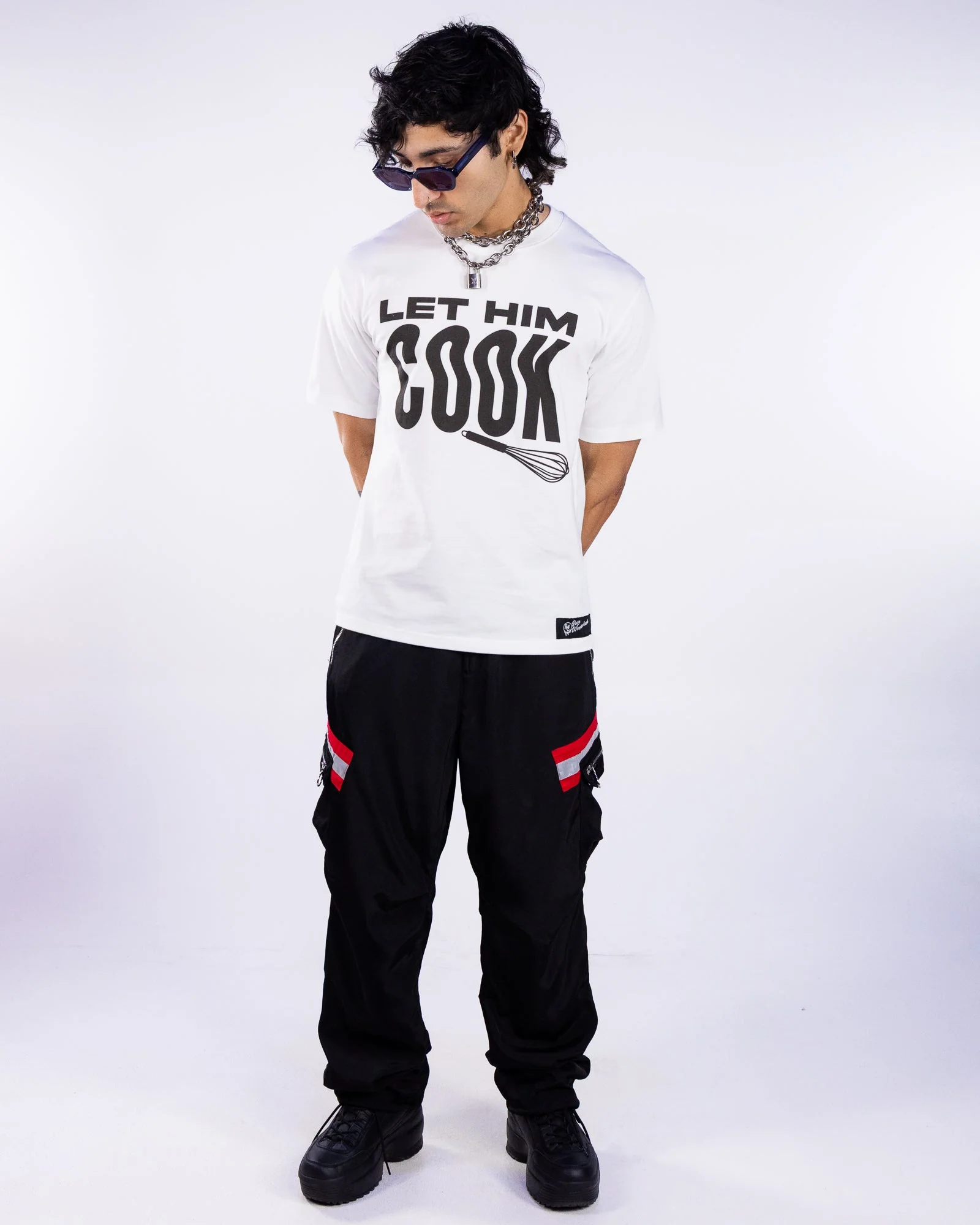 Let Him Cook Rave Men's White T-Shirt - Image 2