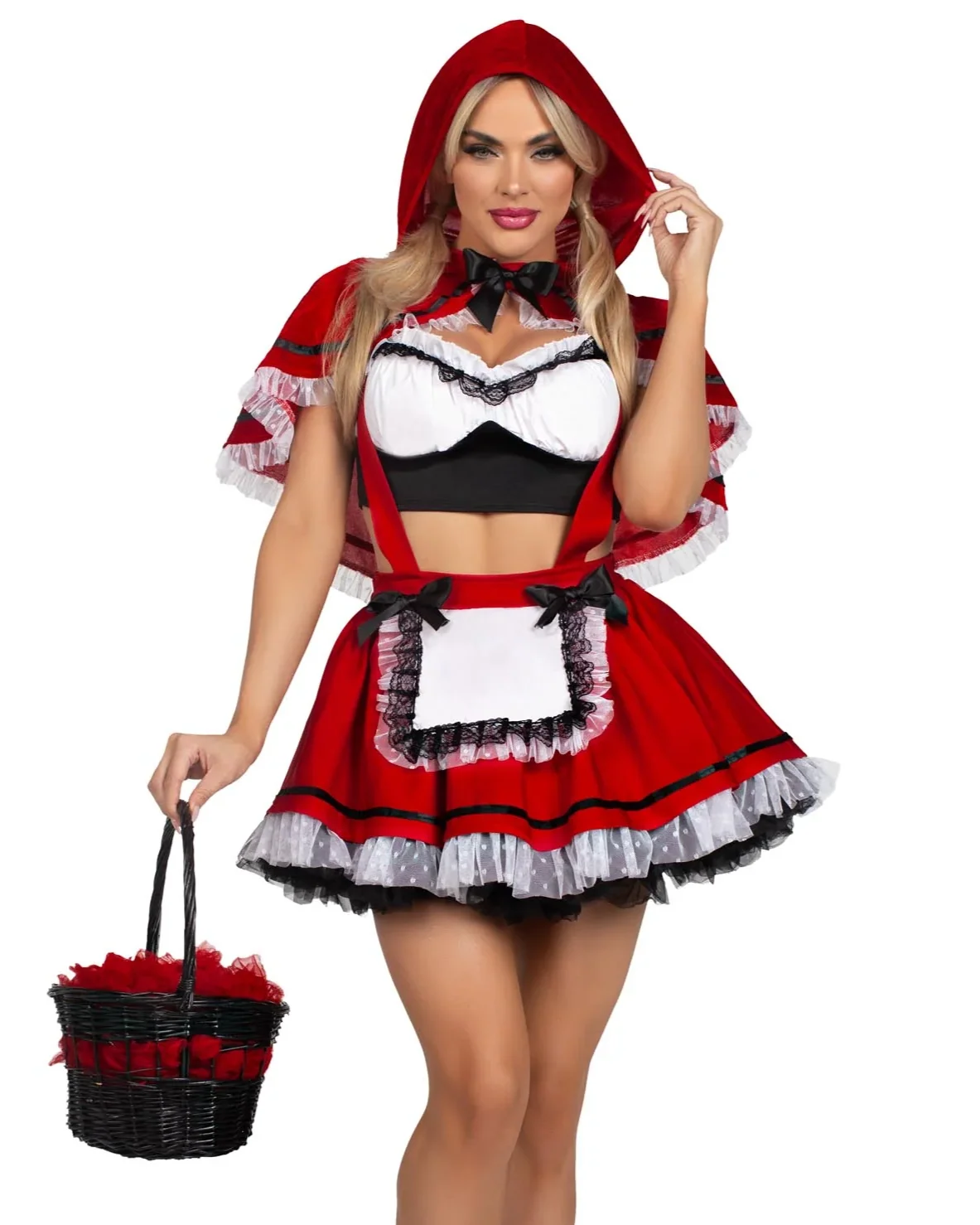 Miss Riding Hood Women's 3pc Costume - Image 7