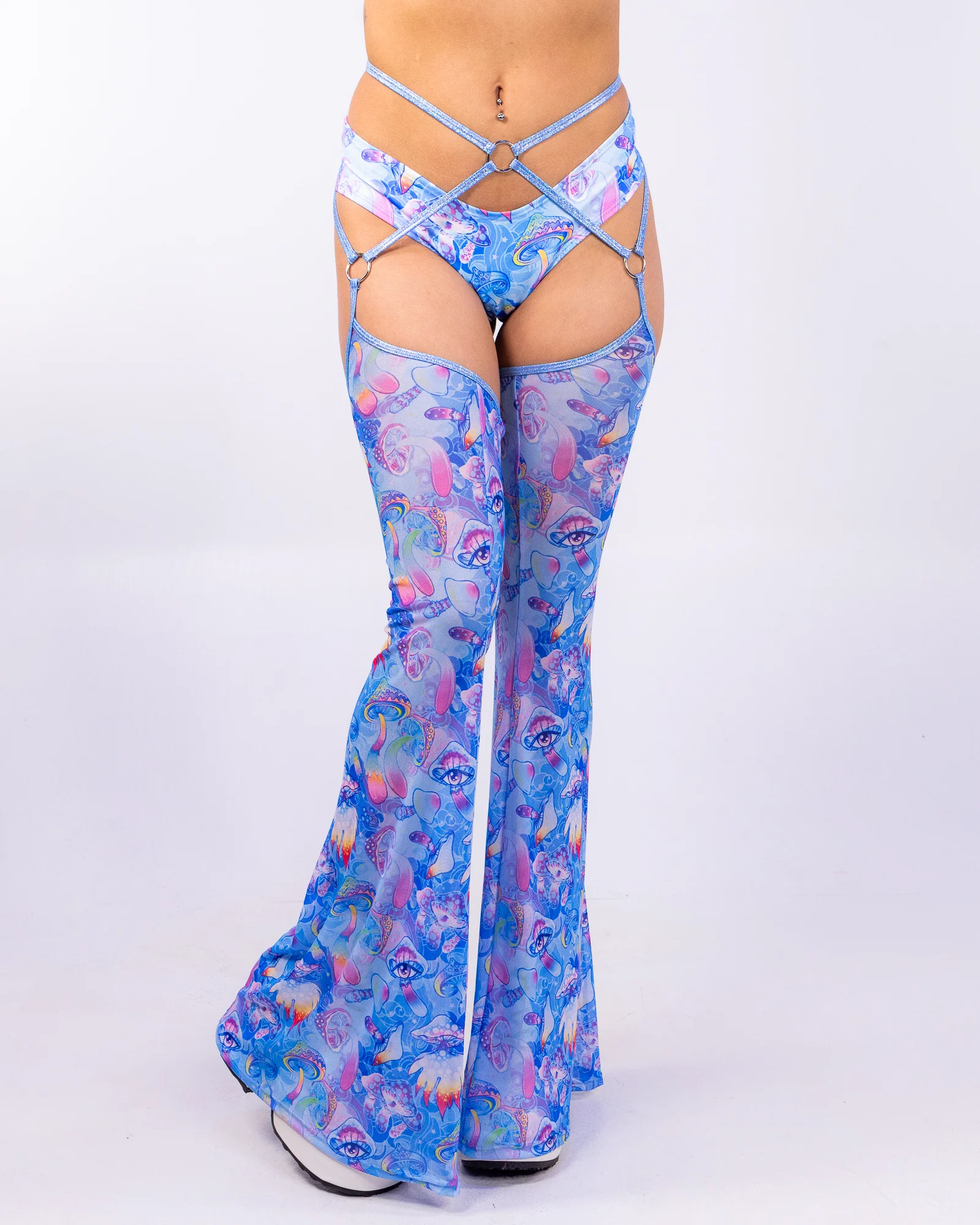 Mystic Mushroom Women's Strap Chaps - Image 3
