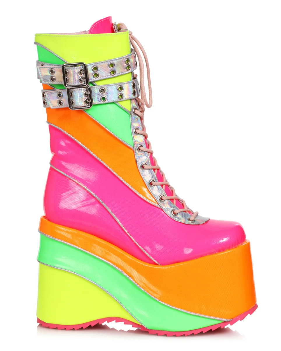 Neon Lites Platform Boots - Image 9