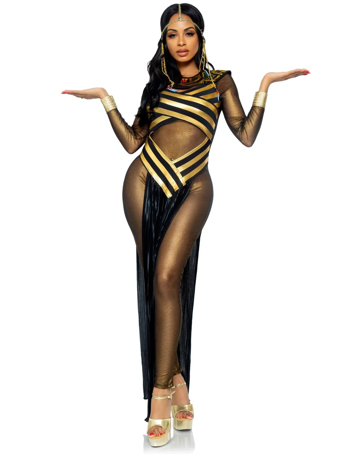 Nile Queen Women's 3pc Costume - Image 7
