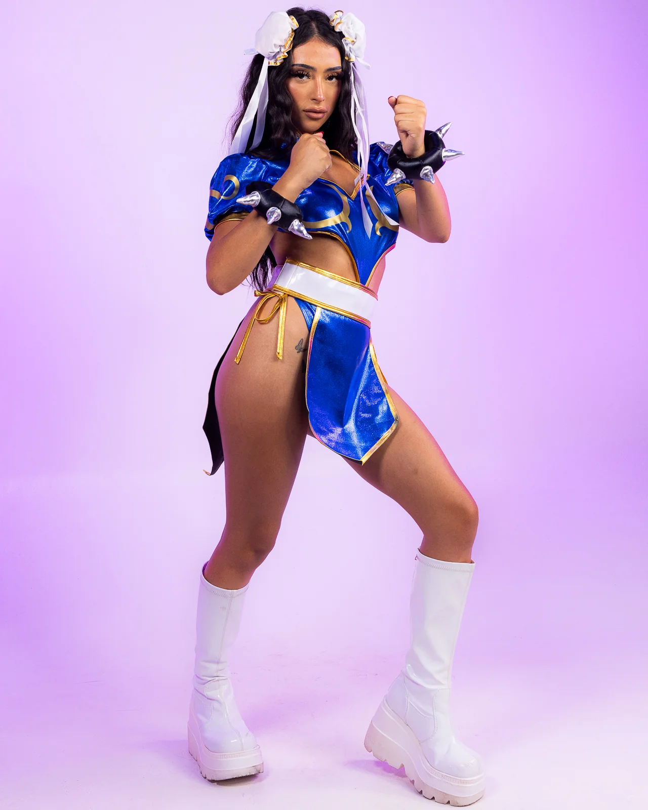 4pc Official Street Fighter Chun-Li Costume - Image 3