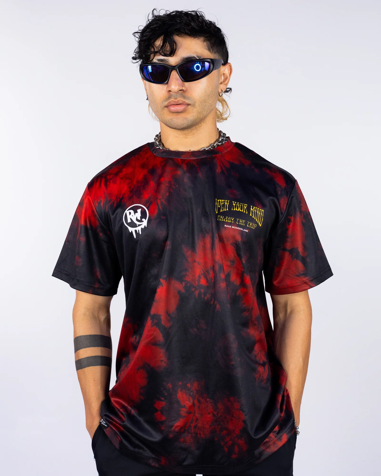Open Your Mind, Enjoy The Trip Men's Tie Dye T-Shirt - Image 2