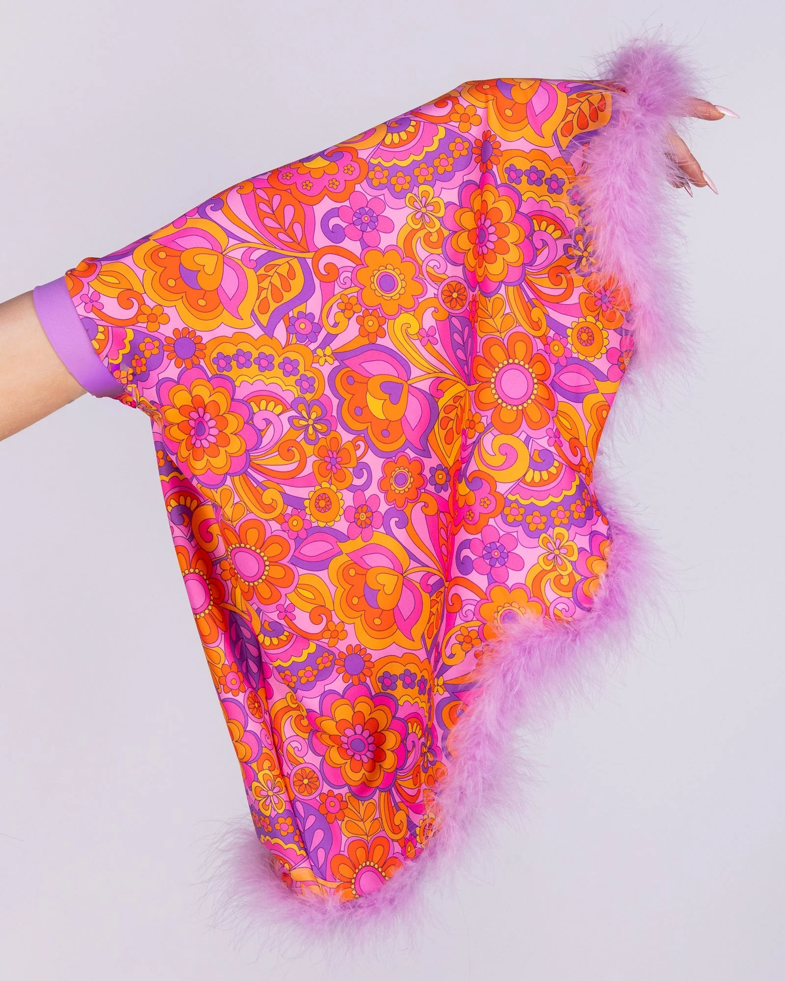 Lavender Paisley Daze Arm Sleeves - Image 4