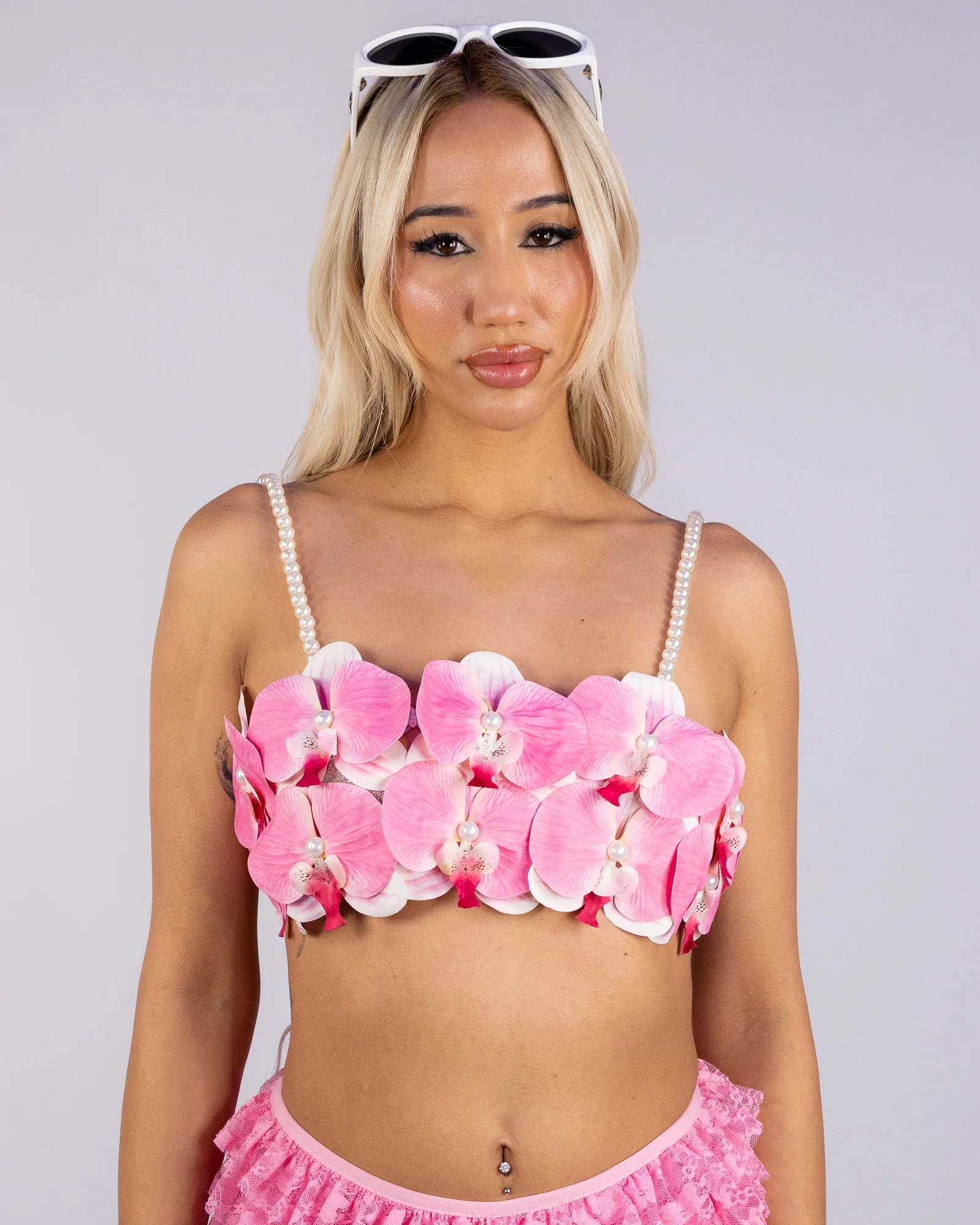 Orchid Fever Women's Pink Bra Top - Image 3