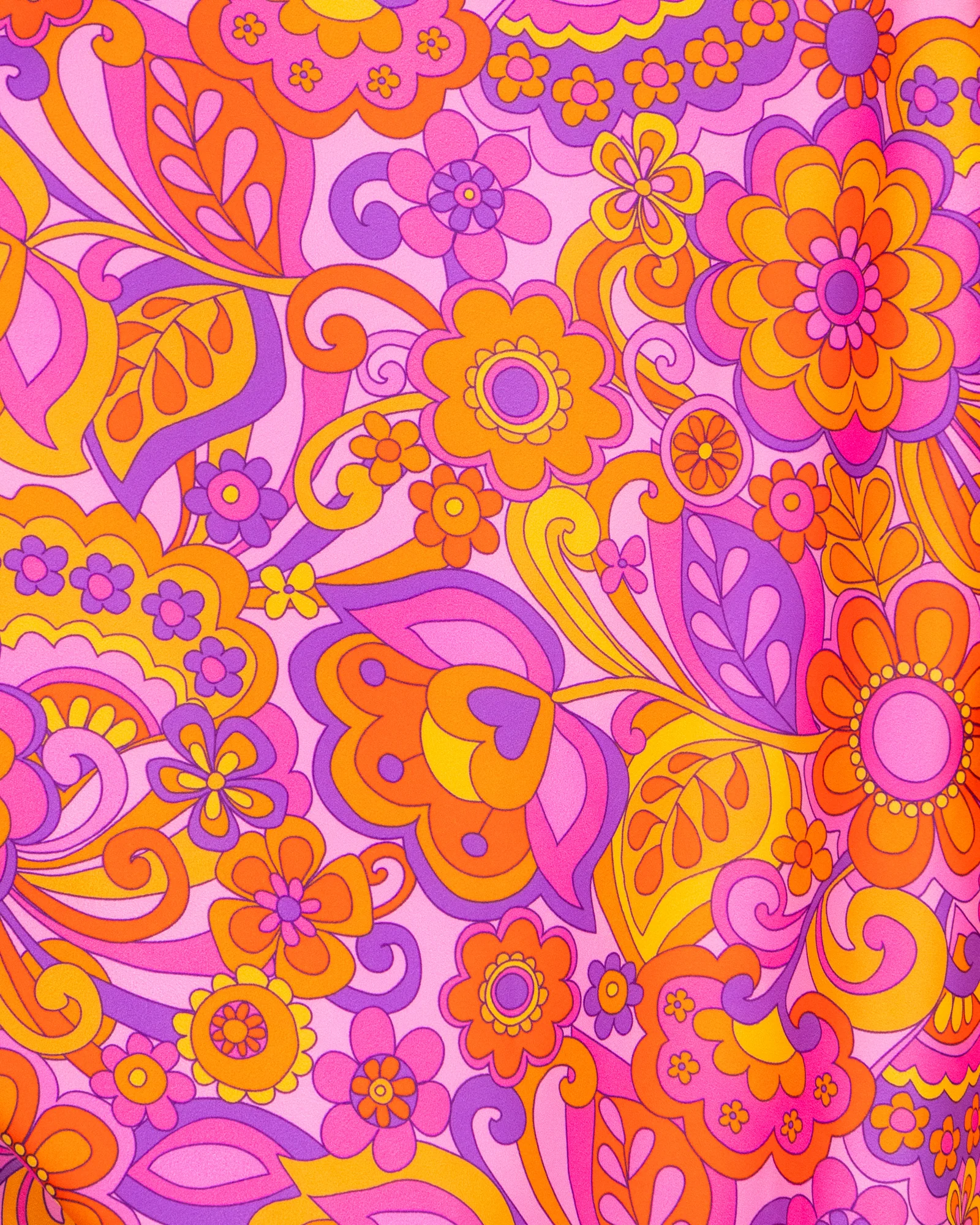 Orange Paisley Daze Ruffle Sleeve Top - Image 8