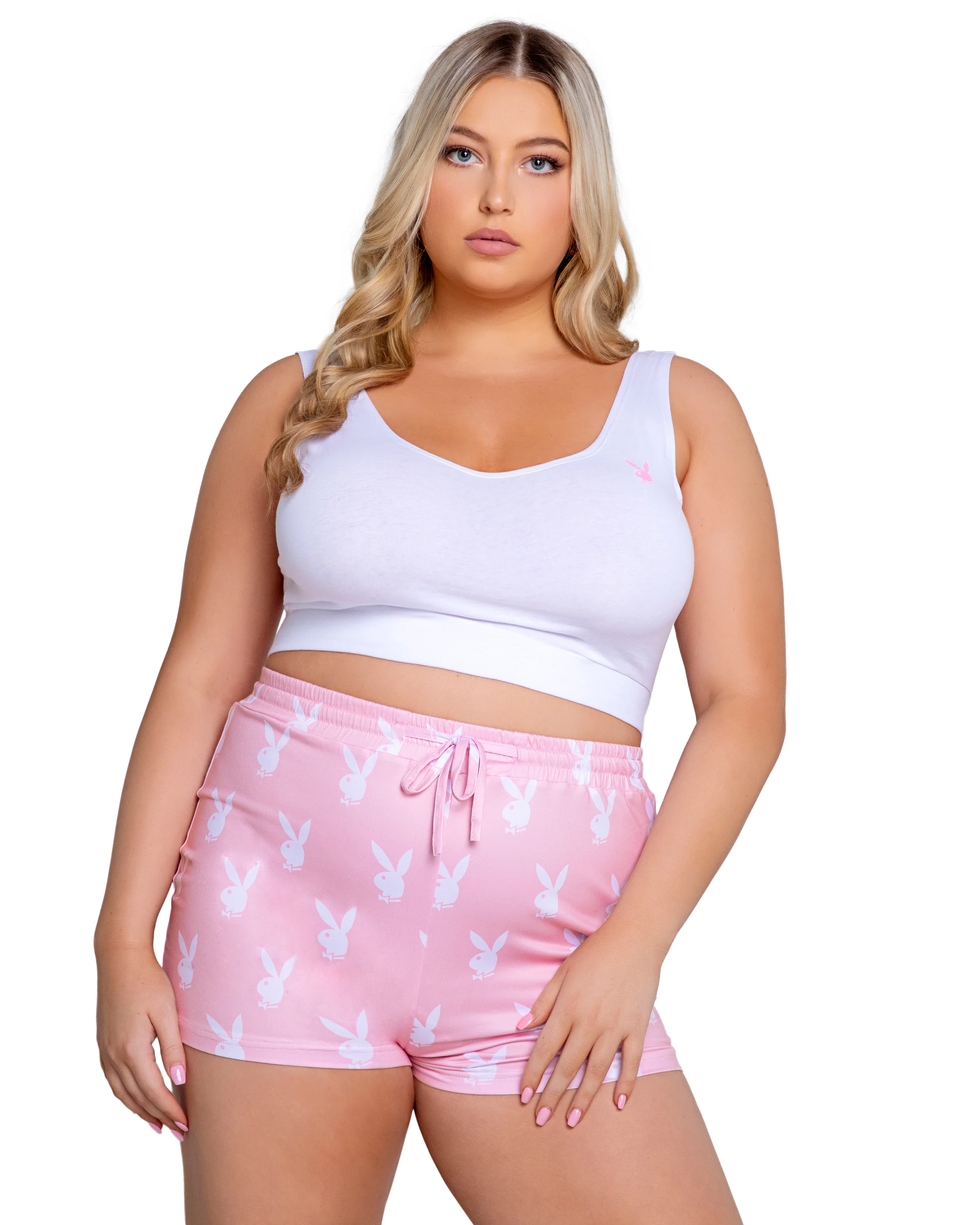 Pink 2pc Playboy Slumber Bunny Set - Image 7