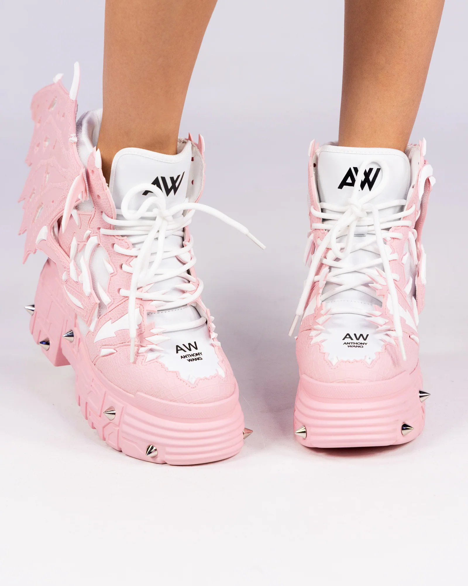 Pink Apple Women's Dragon Wedge Sneakers