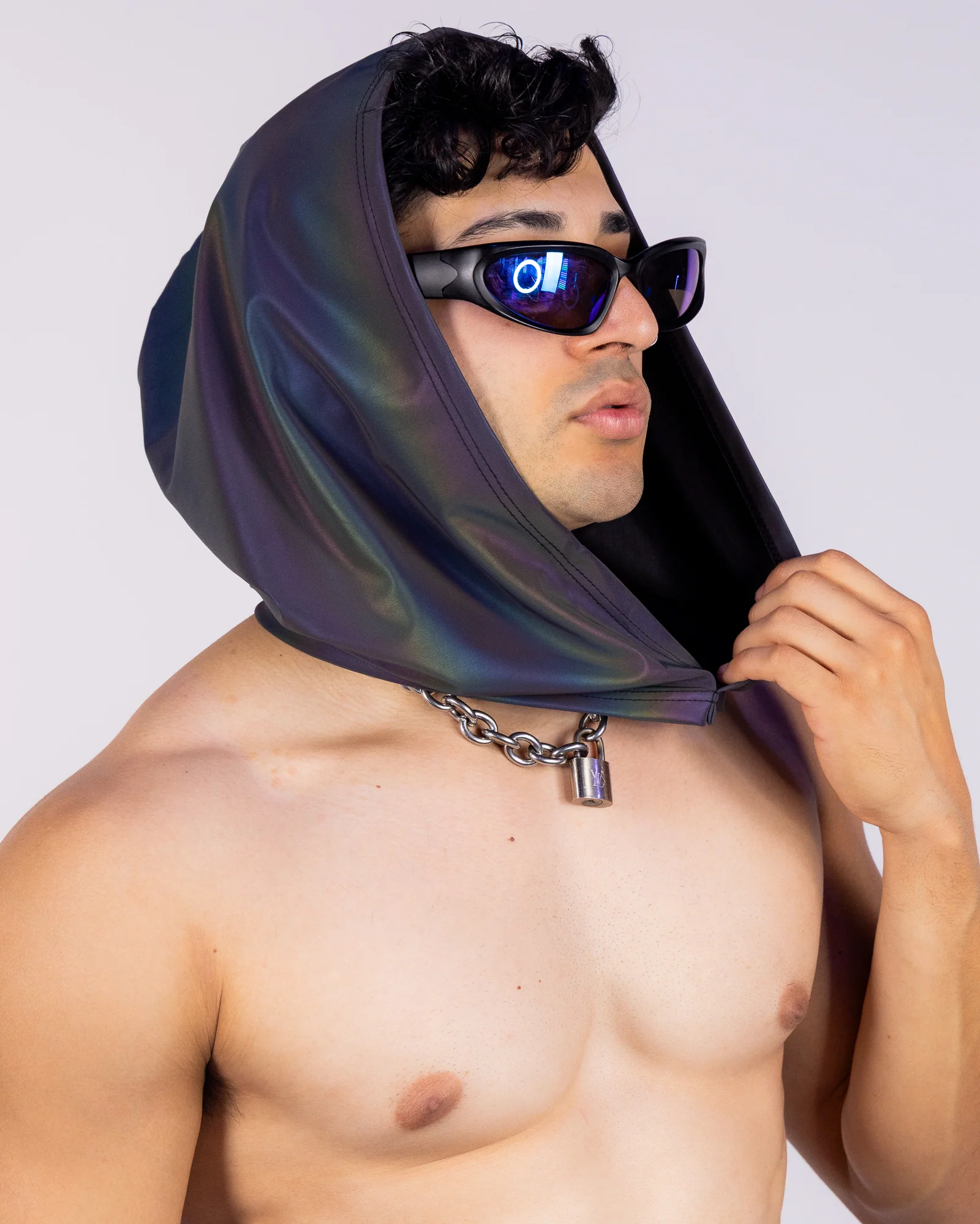 Rainbow Flash Reflective Hood - Image 4