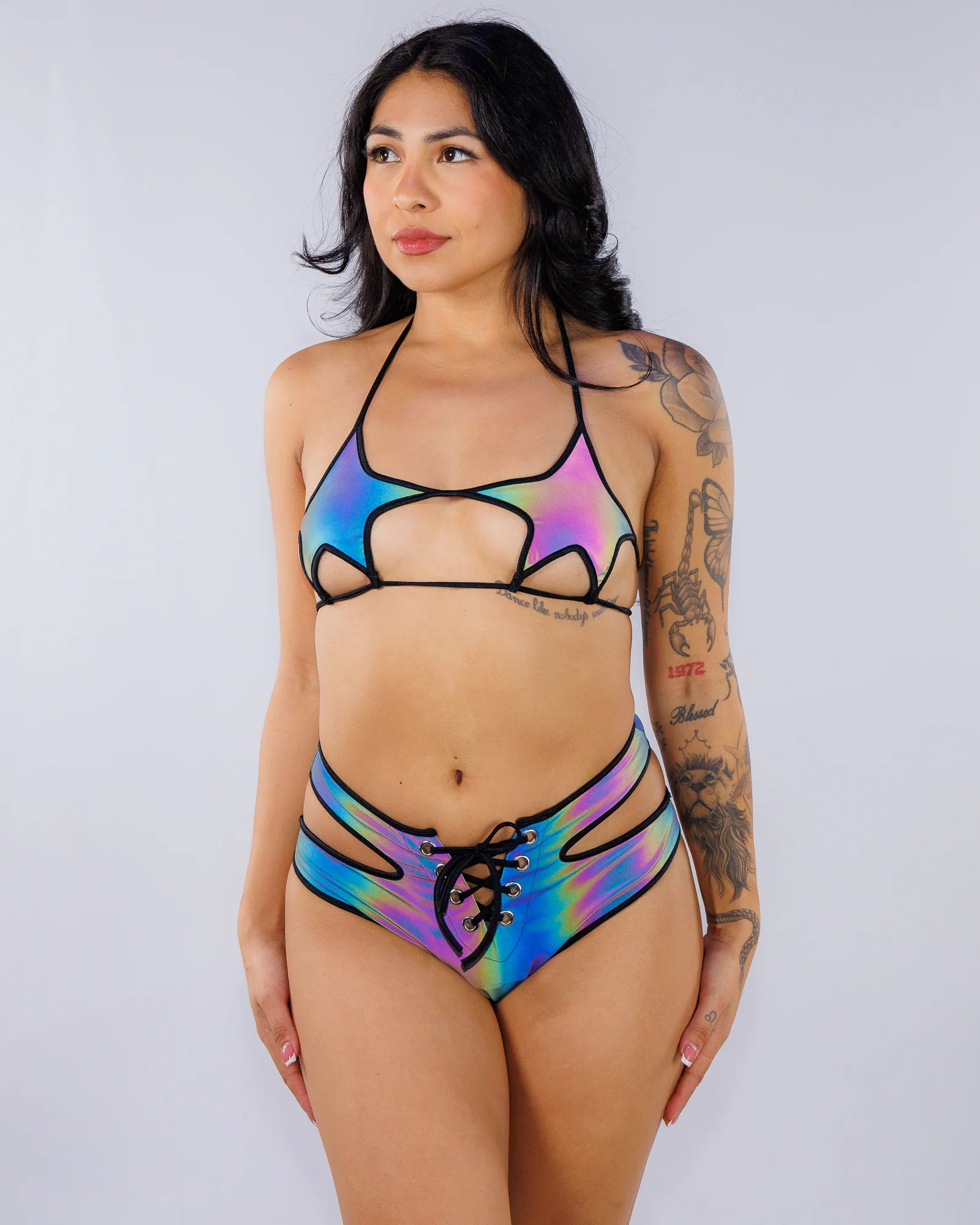 Rainbow Reflective Women's Star Set