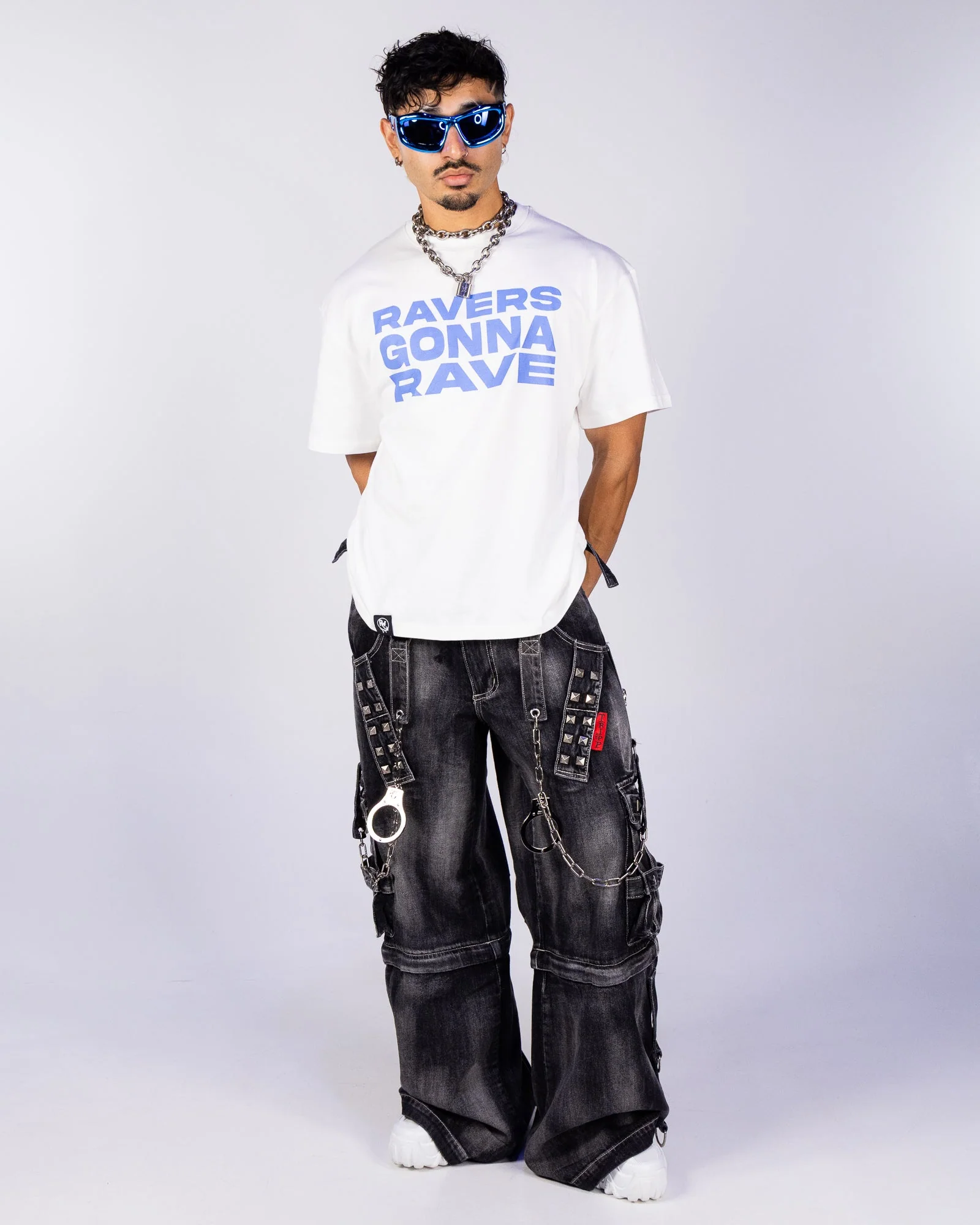 Ravers Gonna Rave Men's White T-Shirt - Image 6