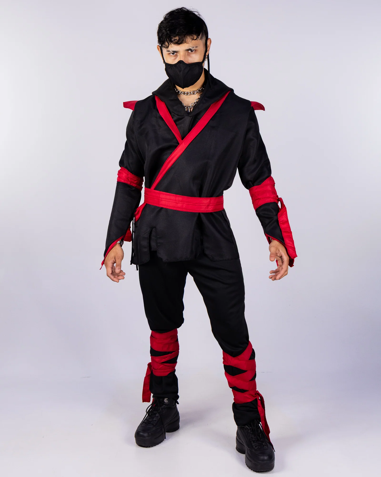 Ready, Fight! Men's 5pc Costume - Image 2