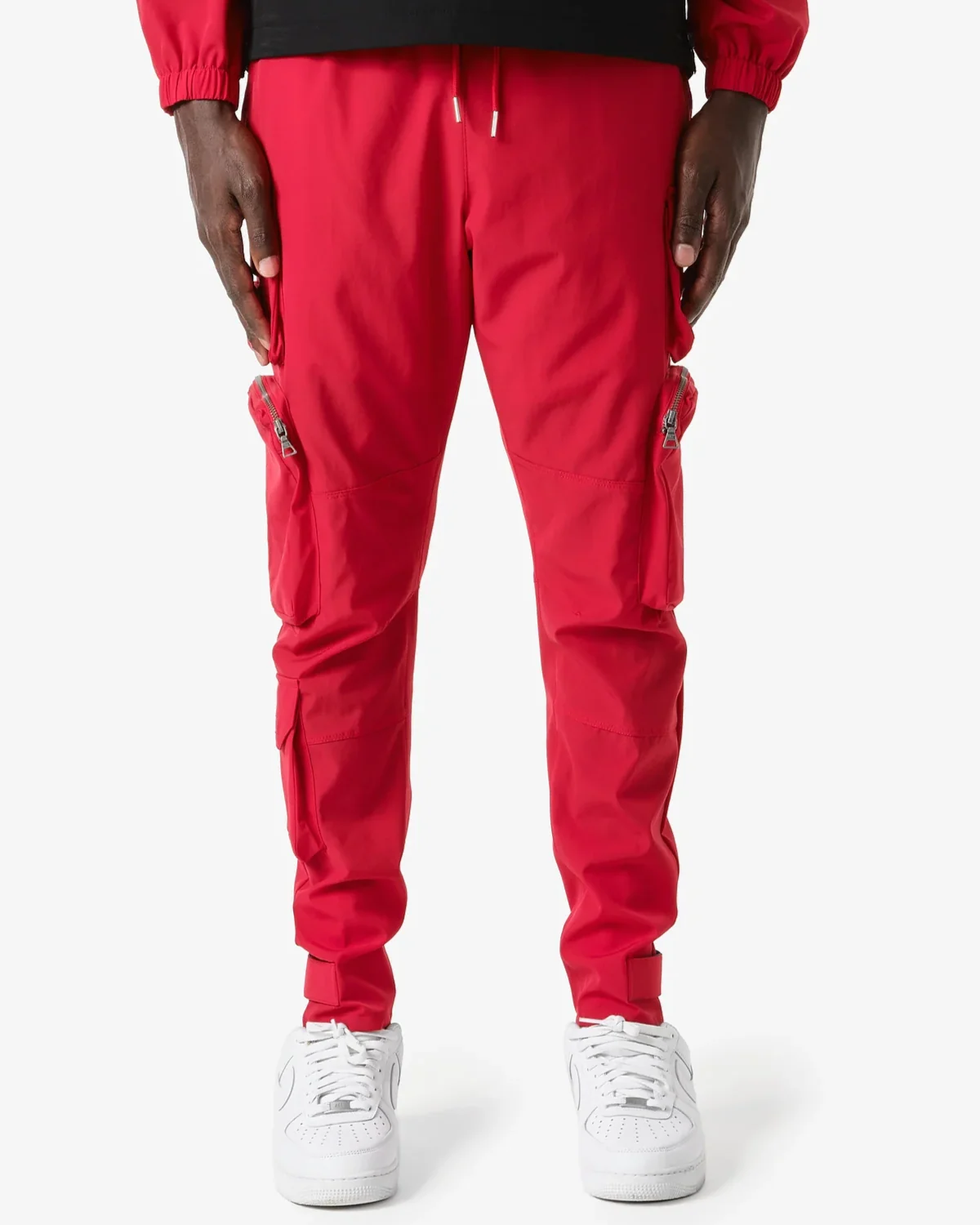 Red Unisex Cargo Pants - Image 10