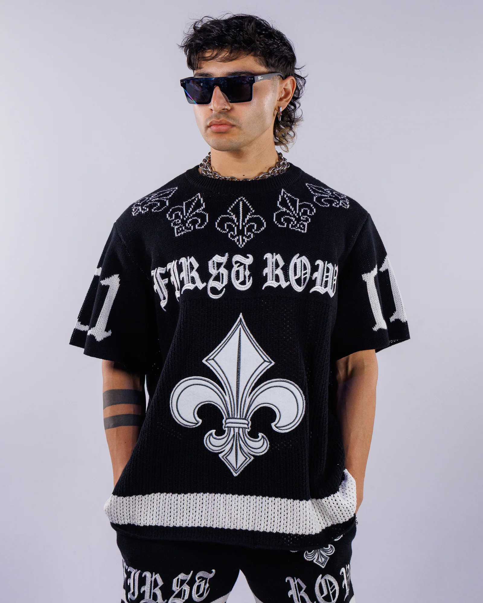 Sacred Vow Men's Black Sweater Tee