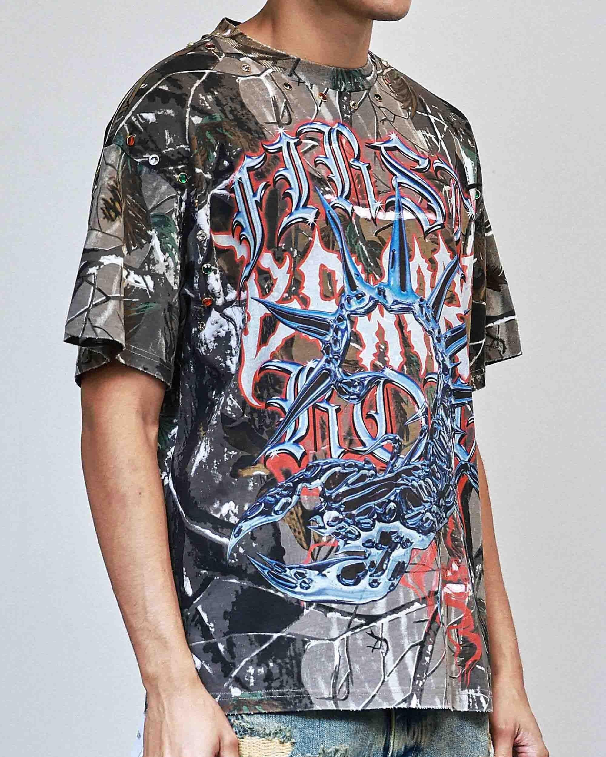 Scorpion Hunt Men's Camo Tee - Image 9