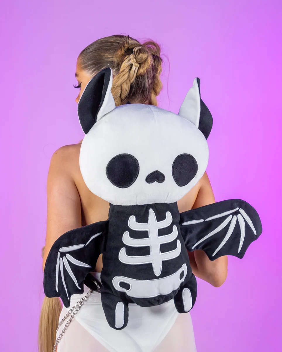 Skeleton Bat Backpack - Image 2