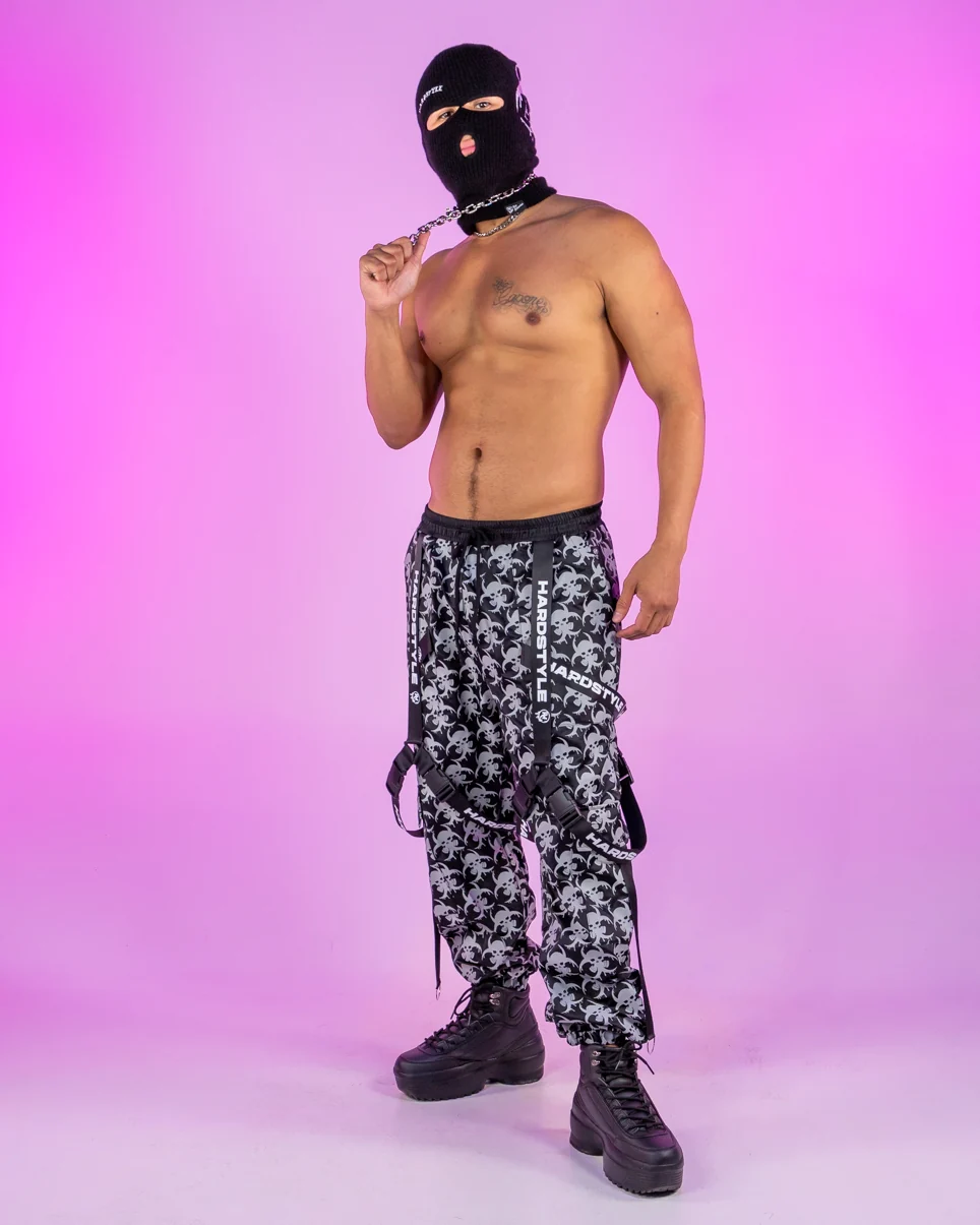 Skull Biohazard Black Ski Mask - Image 5