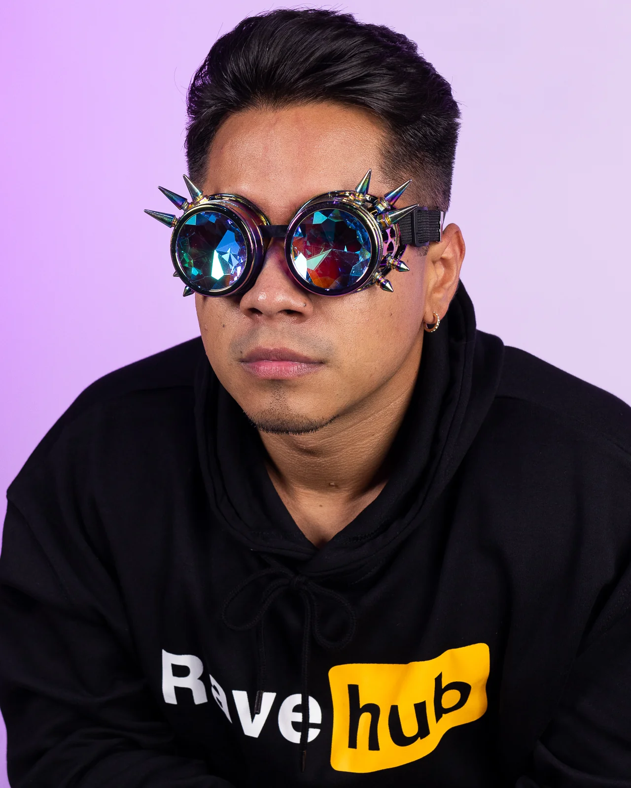 Spiky Kaleidoscope Steampunk Goggles - Image 5