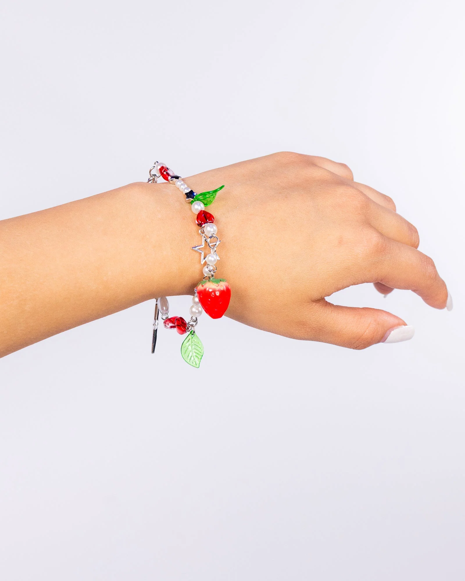 Strawberry Charm Women's Bracelet - Image 3