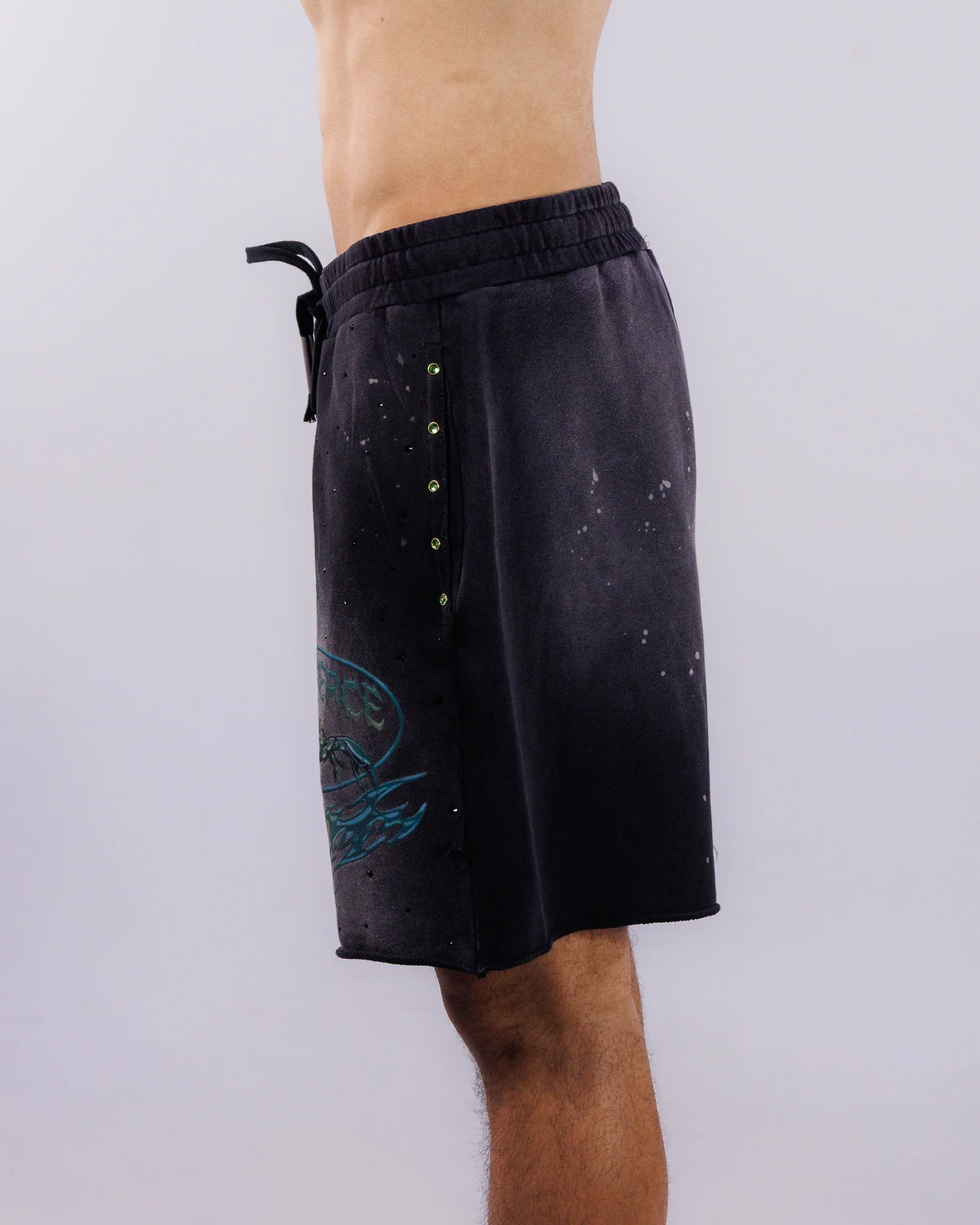 Strike Hard Scorpion Men's Black Shorts - Image 4