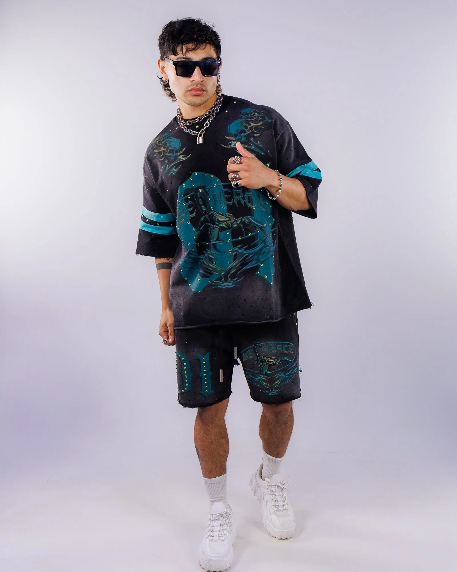Strike Hard Scorpion Men's Black Tee - Image 6