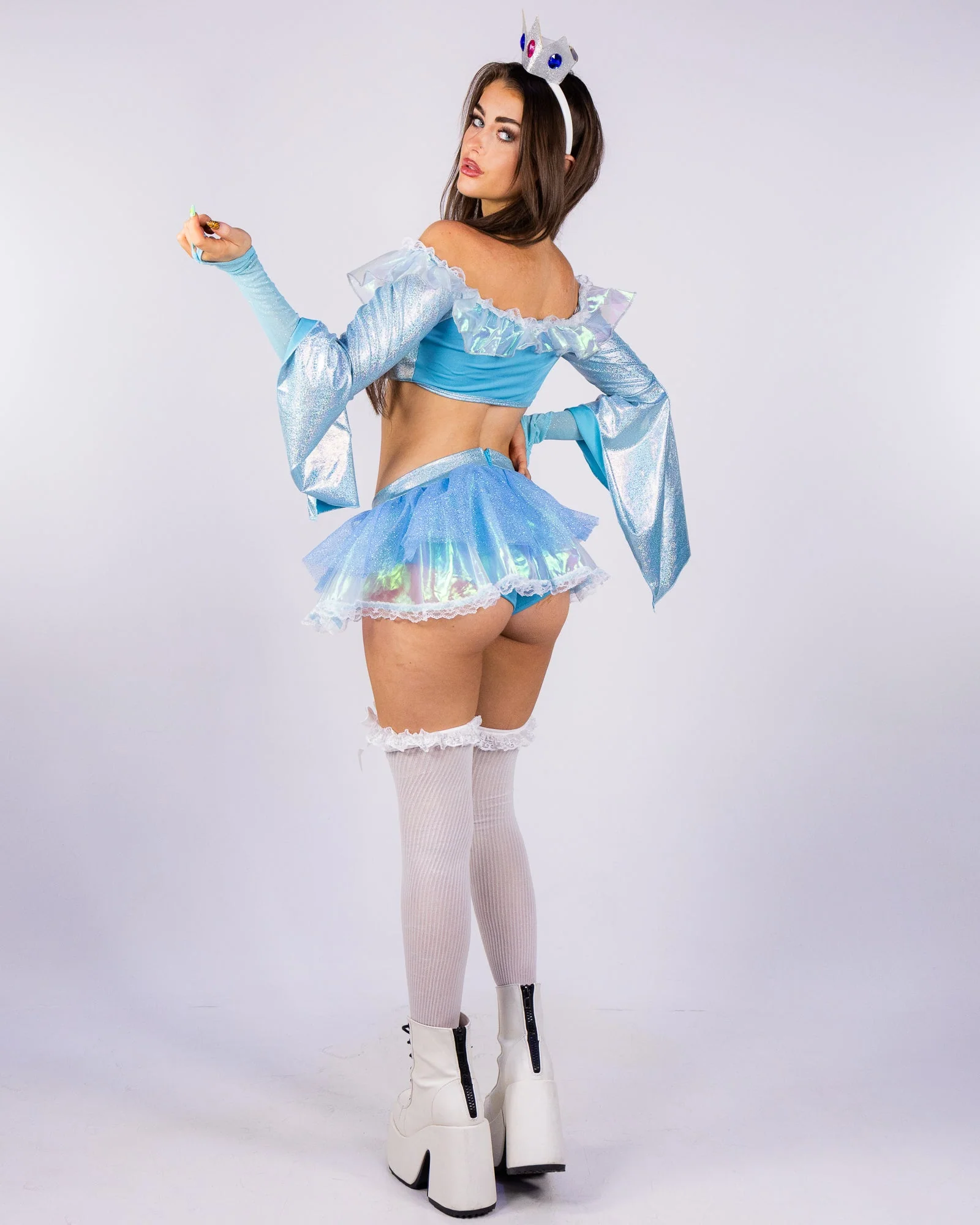 The Blue Fairy Women's 4pc Costume - Image 7