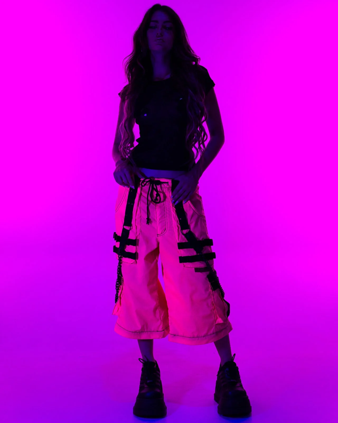 Tripp NYC Zip-Off Pink Space Out Pants - Image 2
