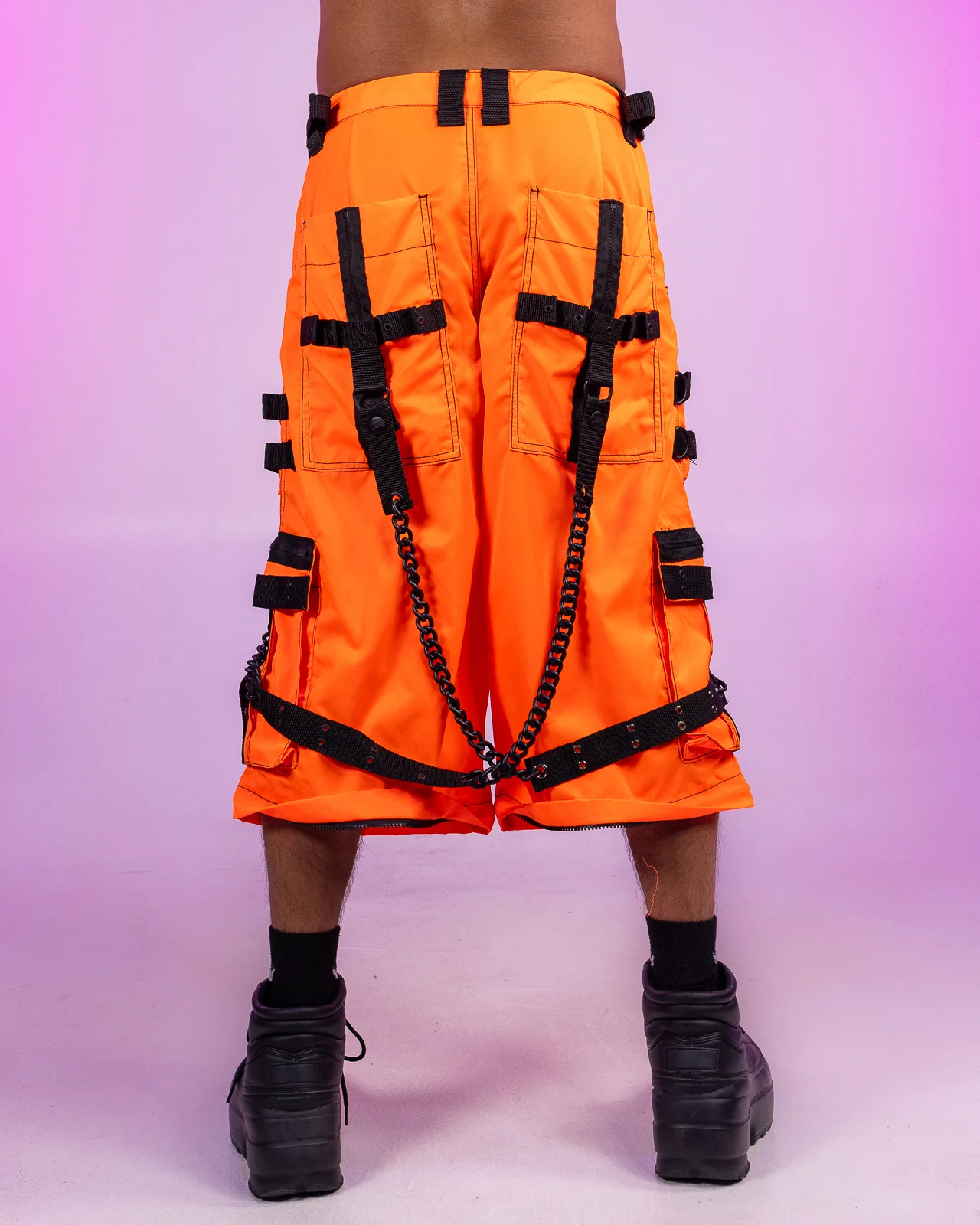 Tripp NYC Zip-Off Orange Space Out Pants - Image 9
