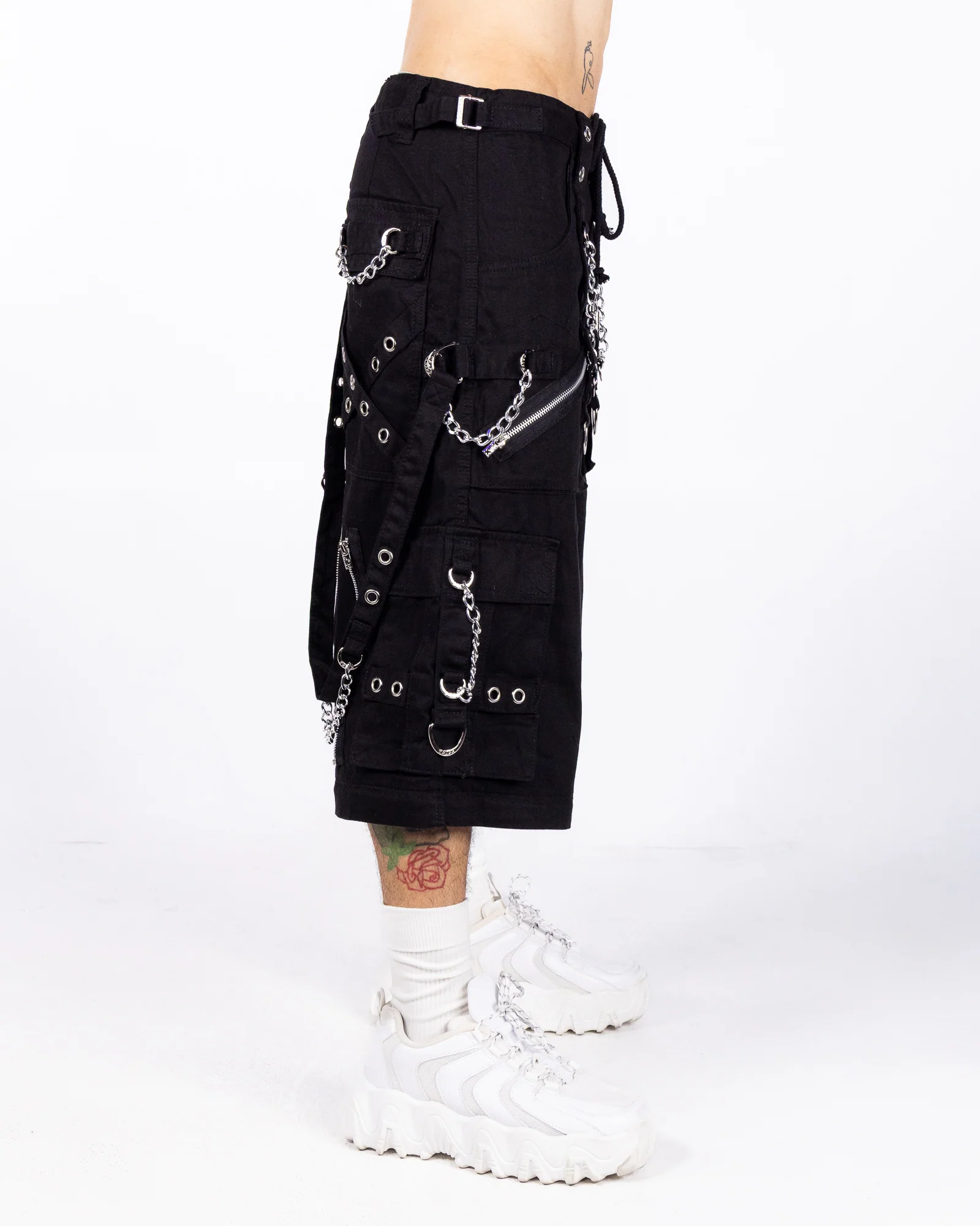 Tripp NYC Zip-Off Furtastic Black Unisex Pant - Image 7