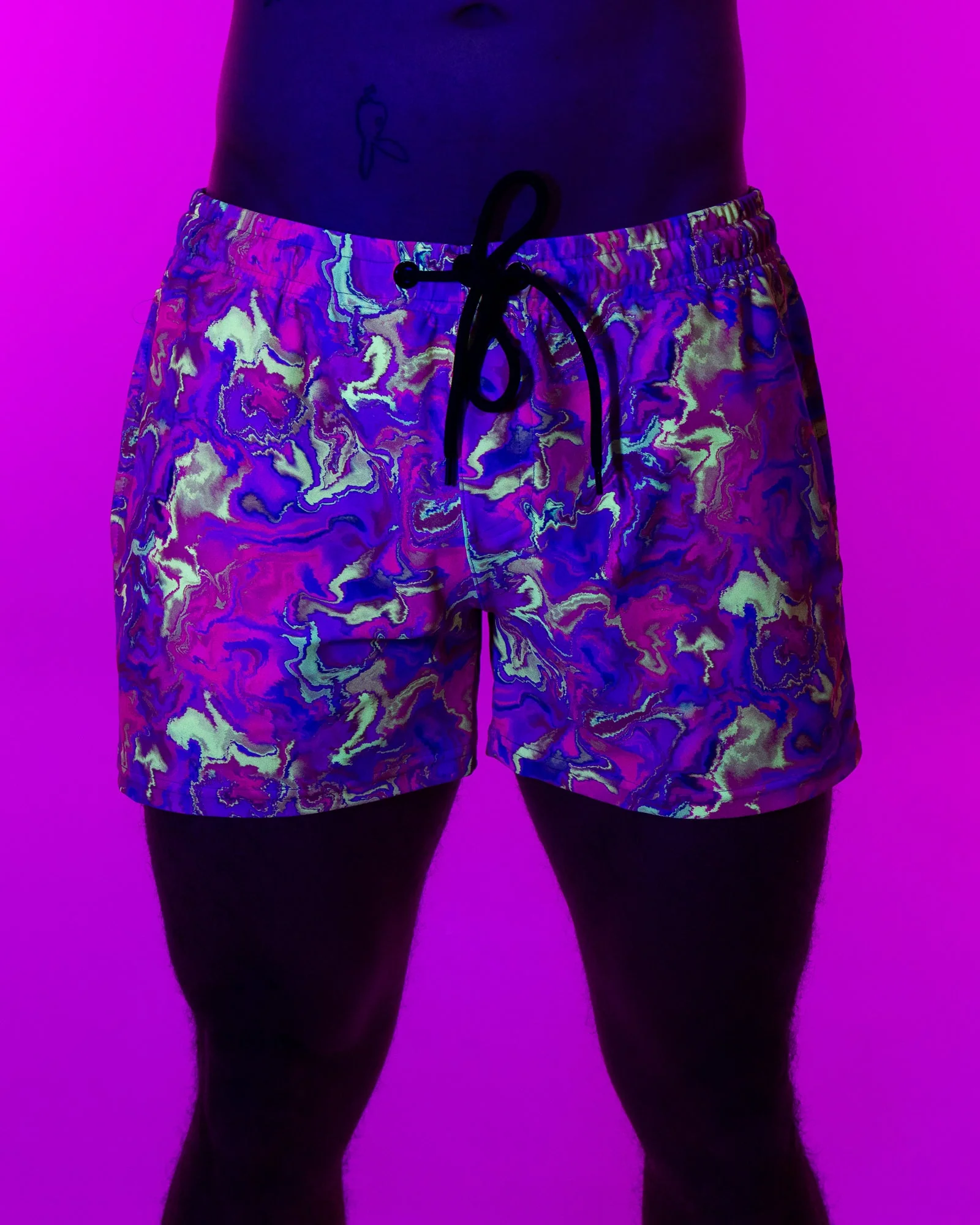 Ultraviolet Vision Men's Drawstring Shorts - Image 6