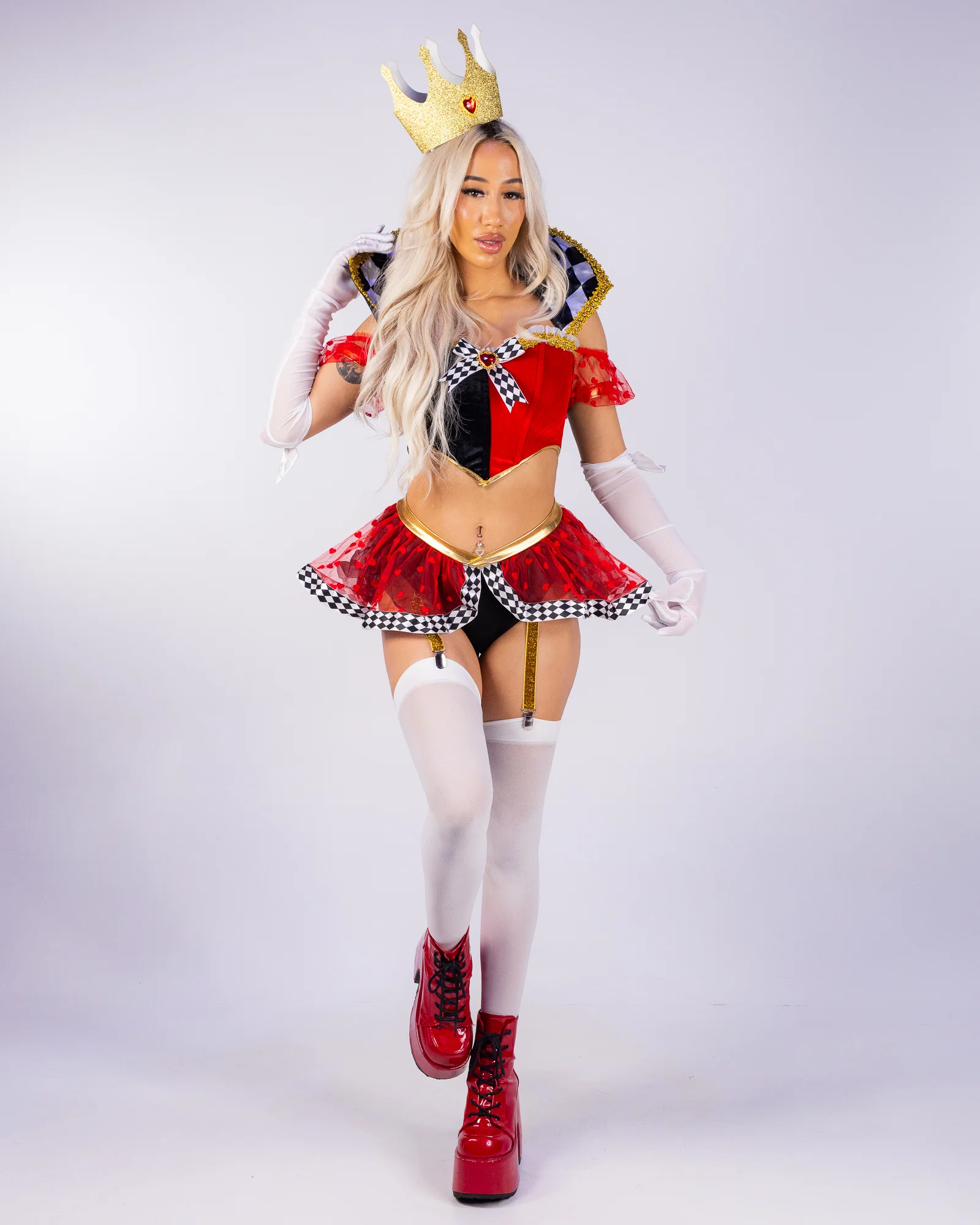 Wicked Wonderland 3pc Women's Costume - Image 2