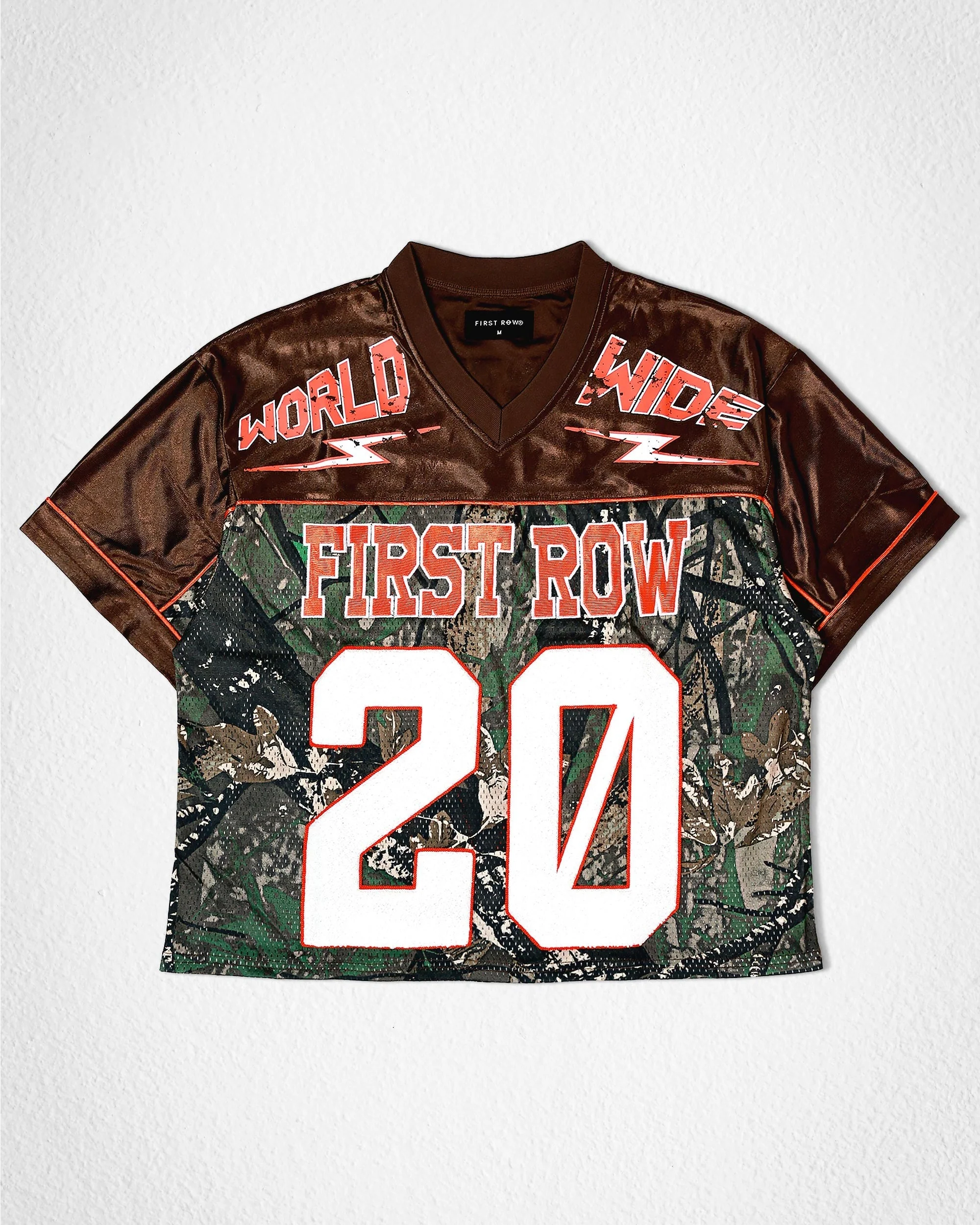 World Wide Legend Men's Brown Camo Football Jersey - Image 8