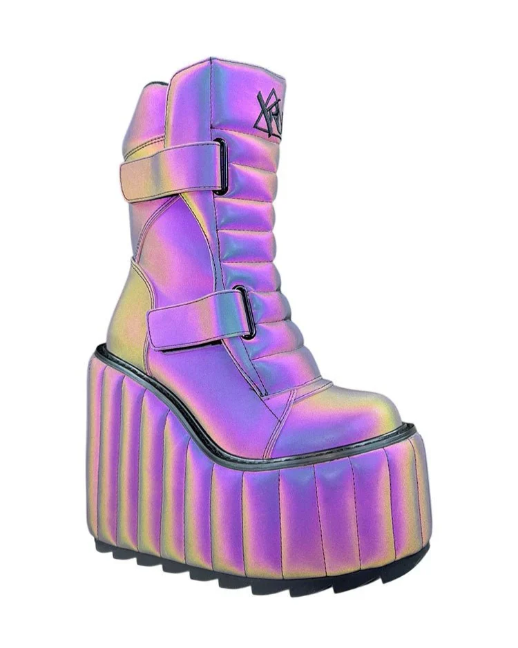 YRU Dune Moto Lo Women's Reflective Boots - Image 7